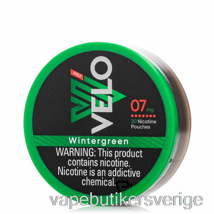 Vape Sverige Velo Nikotinpåsar - Vintergrön 7mg